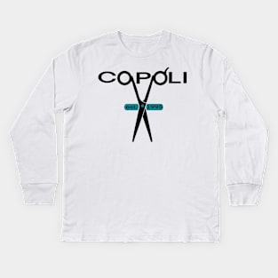 copoli salon logo Kids Long Sleeve T-Shirt